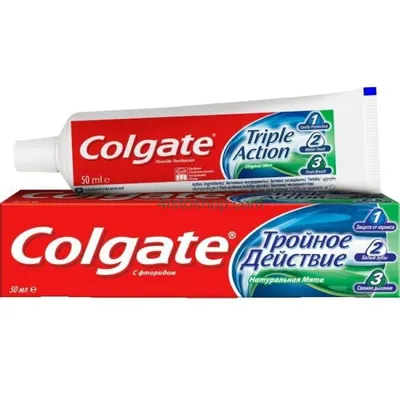 Зубная паста Colgate Тройное Действие 50 ml купить в Украине