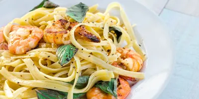 Creamy Prawn Linguine | Don't Go Bacon My Heart