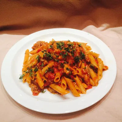 Рецепт блюда Паста Неаполитано с беконом по шагам с фото и временем  приготовления