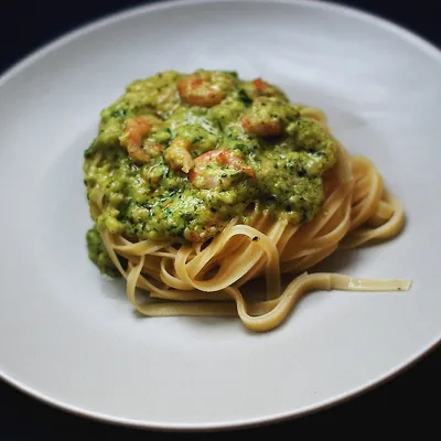 ПАСТА С КРЕВЕТКАМИ - [пошаговый рецепт] спагетти с фото и видео