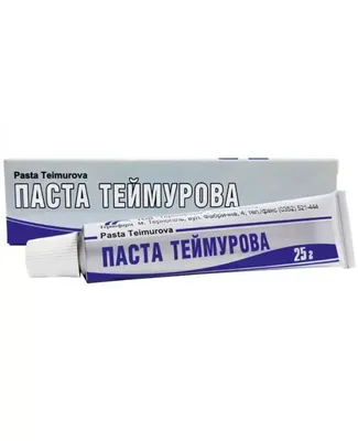 Купить ТЕЙМУРОВА КРЕМ-ПАСТА 50 г д/ног от запаха и пота Комплекс в Алматы,  цена 870.00 тг..