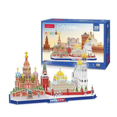 Пазл 3D CubicFun Москва CityLine 204 элемента - купить в Москве оптом и в  розницу в интернет-магазине Deloks