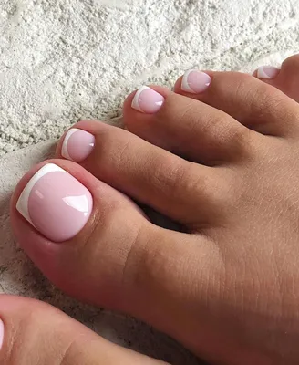 2019 Французский педикюр с красивым дизайном 59 фото | Feet nails, Gel toe  nails, Pretty toe nails