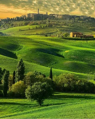 Картина маслом пейзажи Италии, вид на озеро Комо