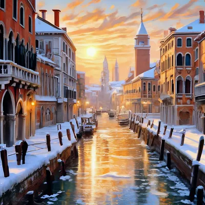 Городской пейзаж Венеции, каналы воды и традиционные здания Италия, европа  Редакционное Стоковое Фото - изображение насчитывающей история, зеленый:  60307328