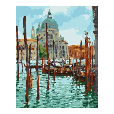 Картина на холсте \"Городской пейзаж Венеции\"
