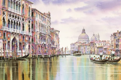 Картина Картина маслом \"Сны о Венеции N39\" 30x40 AS190606 купить в Москве