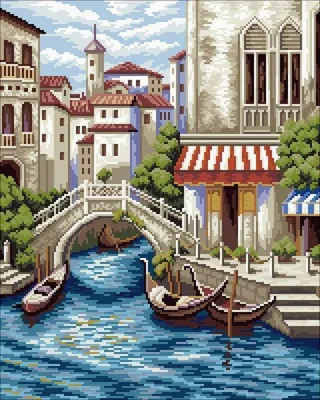 Картина маслом \"Пейзаж Венеции\" — В интерьер