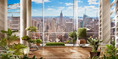 Пентхаус на вершине башни Sky Lofts в Нью-Йорке, 700 кв.м. за 48 млн $