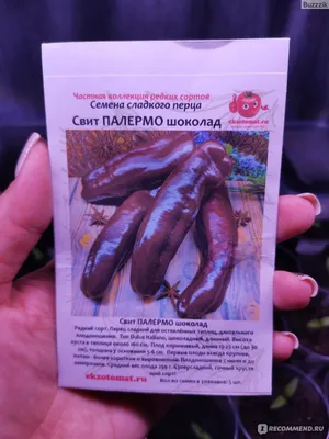 Семена ekzotomat.ru - Перец сладкий \"Палермо шоколад\" - «Редкая редкость.  Настолько хорош, что Вам будет жалко резать его в салат 🤤» | отзывы