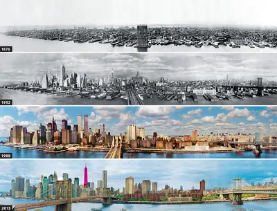 Фотофакты: как небоскребы меняли Нью-Йорк