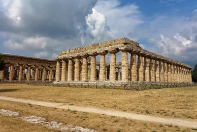 Temple of Ceres, Paestum Italy Stock Image - Image of greek, europe:  27359365