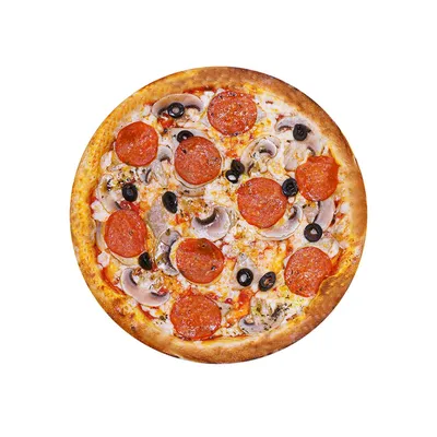 Пицца Итальянская с салями и трюфельным соусом - Сен-Сей Суши Пицца