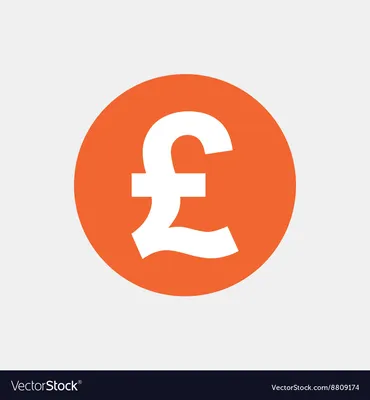 GBP. British Pound symbol. Gold color. Standing Stock Illustration | Adobe  Stock