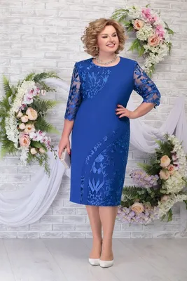 Платье Ninele 5815 василек - женская одежда из Белоруссии