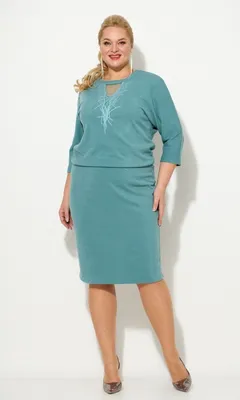 Платье Ninele 7422 синий - женская одежда из Белоруссии