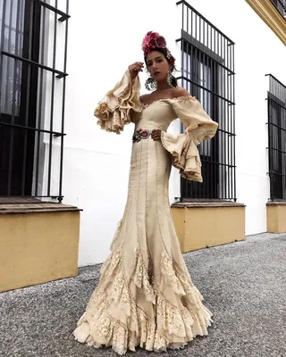 Платье в стиле фламенко (77 фото)