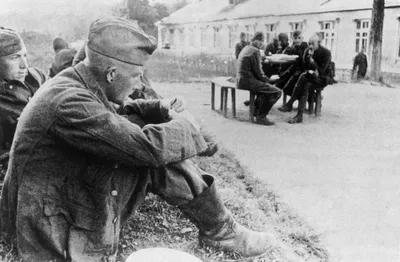 Пленные немцы. 1943 г. | Сталинград