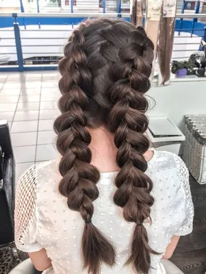 Французская коса \"Обратная\". Basic french braid \"Reverse\"