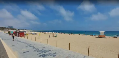 People at Platja Del Bogatell Beach, in Barcelona, Spain Editorial Stock  Image - Image of coastline, seashore: 74330269