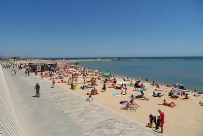 🇪🇸 Hot Day in Barcelona Beach - Spain ☀️🏖️ Amazing Bogatell Beach Walk -  4K - YouTube