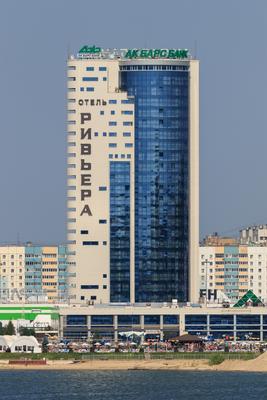 Улучшенный номер с панорамным видом в отеле «Ривьера» г. Казань