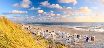 Где отдохнуть в Германии летом Пляж на берегу Северного моря - YouTube