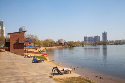 Пляжи Москвы фото