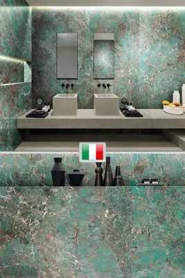Настенный керамогранит для ванной под камень, зеленый мрамор, Италия |  Дизайн, Дизайн-проекты, Плитка