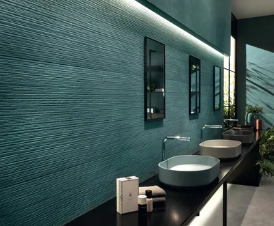 Керамическая плитка на стену ванной комнаты, стиль пэчворк, Италия