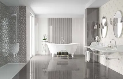 Плитка мелкая мозаика на стену для ванны, квадраты блестящая, Италия