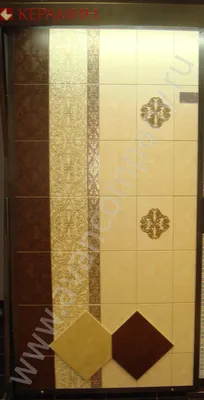 Керамическая плитка Керамин Венеция коричневая 40х40 см - купить по цене  983.84 руб с доставкой в интернет-магазине ОБИ