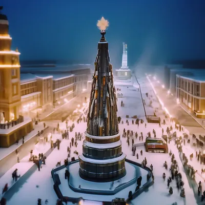 Ледовый городок на площади 1905 года в Екатеринбурге готов к открытию »  Вечерние ведомости