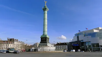 Площадь бастилии в Париже фото