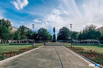 Реконструкция сквера на площади Горького в Нижнем Новгороде 01 июня 2021  года | Нижегородская правда