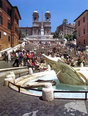 Площадь Испании в Риме - фото6 история, как доехать, интересные места и  другая информация