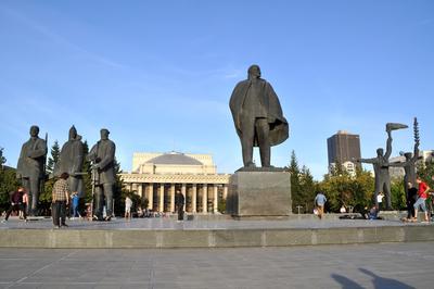 Площадь ленина Новосибирск фото фотографии