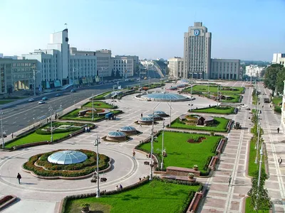 Площадь независимости Минск фото