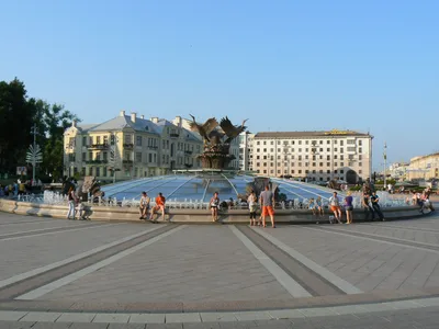 Площадь Победы в Минске - фото и видео достопримечательности Беларуси  (Белоруссии)