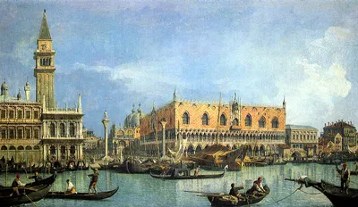 Площадь Сан Марко (Святого Марка) в Венеции. Италия