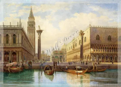 Картина \"Площадь Сан-Марко, Венеция\" картина - Каналетто