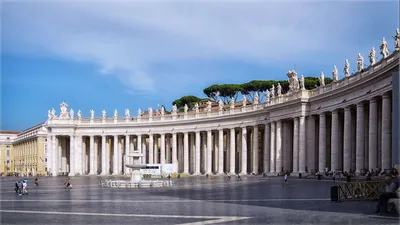 В Риме, вид сверху на площади святого петра Редакционное Стоковое  Изображение - изображение насчитывающей панорама, зодчества: 169394974