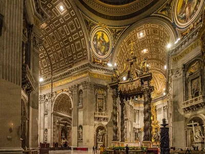 Виды Рима с купола собора св. Петра: 52 фото