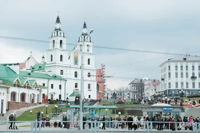 Площадь Свободы в Минске - фото и видео достопримечательности Беларуси  (Белоруссии)