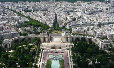 Площадь трокадеро Париж фото