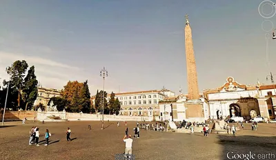 Картинки Рим Италия Городская площадь Piazza Navona Улица Вечер Дома