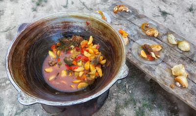 Узбекский плов в казане: как приготовить рассыпчатый плов с мясом – рецепт  | FoodOboz