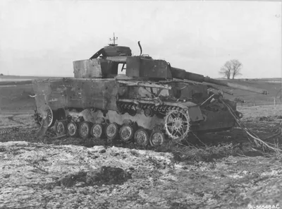Подбитые немецкие танки фото