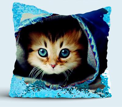 Подушка с пайетками «Diva» 40x40 см цвет серебристый по цене 250 ₽/шт.  купить в Москве в интернет-магазине Леруа Мерлен