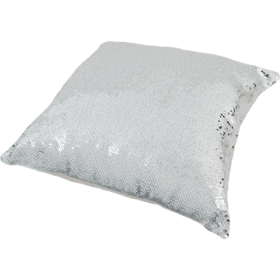 Подушка с пайетками «Diva» 40x40 см цвет серебристый по цене 250 ₽/шт.  купить в Москве в интернет-магазине Леруа Мерлен